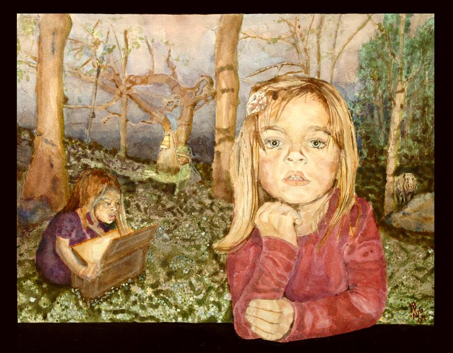 2004 Rebecca Watercolour on paper 80 x 60cm